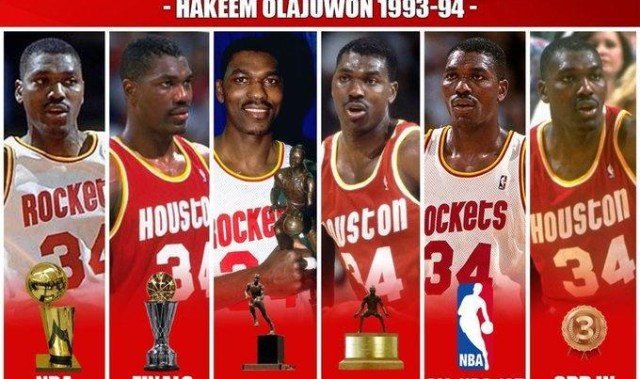 b体育-历史单季最强表现？美媒晒大梦93-94赛季各种斩获：FMVP&amp;amp;MVP&amp;amp;DPOY