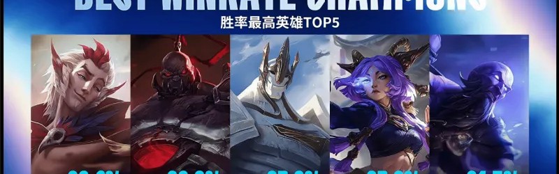 季后赛英雄胜率情况：岩雀胜率最低为0%，洛胜率最高为69.2%